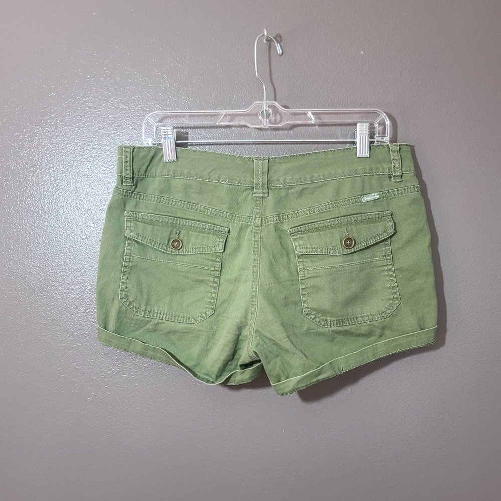 Vintage UNIONBAY Green Khaki Button Pocket Shorts - Picture 4 of 11